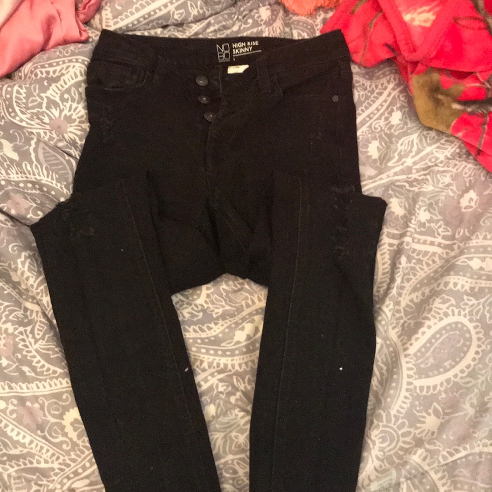 No bo high rise skinny size 3
